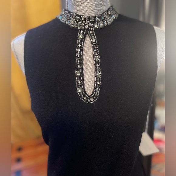 White + Warren Cashmere Sequin Sweater - Picture 2 of 5